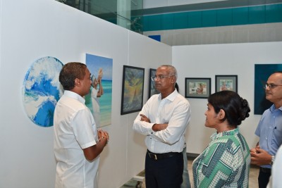 ނޫވިލު ސީޕްލޭން ޓާމިނަލްގައި ދިވެހި ފަންނާނުންގެ ހުނަރުތައް ދައްކާލުމުގެ ފުރުސަތު