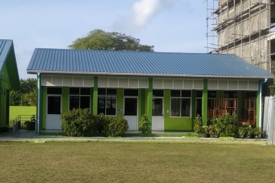 ޖަޕާނުގެ ހިލޭ އެހީގެ ދަށުން ފޯކައިދޫ ސްކޫލަށް ދެ ކްލާސްރޫމް