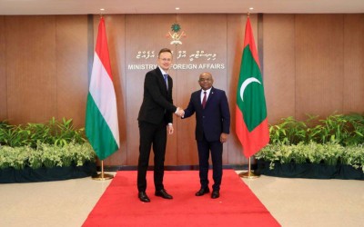 ރަސްމީ ދަތުރުފުޅެއްގައި ހަންގޭރީގެ ފޮރިން މިނިސްޓަރު ރާއްޖެ ވަޑައިގެންފި
