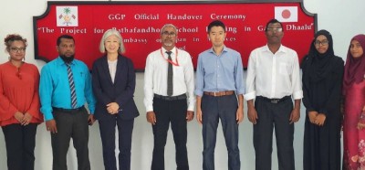 ޖަޕާނު ހިލޭ އެހީގެ ދަށުން ރަތަފަންދޫގައި ގާއިމްކުރި ދެ ކްލާސްރޫމް ހަވާލުކޮށްފި