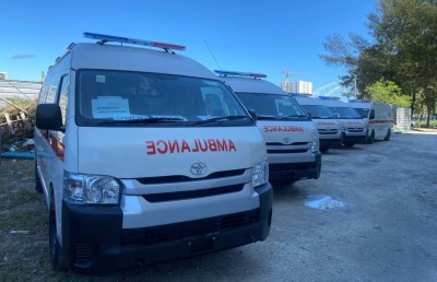 ފަހުން ގެނައި 20 އެމްބިއުލާންސް ރަށްތަކަށް ފޮނުވަން ފަށައިފި