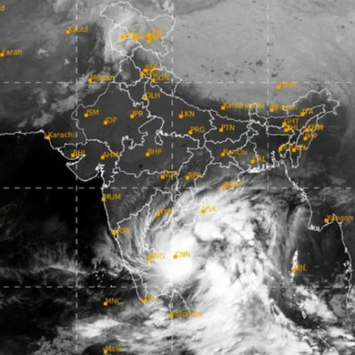 ގަދަ ވަޔާއި ބޯ ވާރެޔާ އެކު ތޫފާން "ފެންގަލް" ޓެމިލް ނާޑޫއަށް