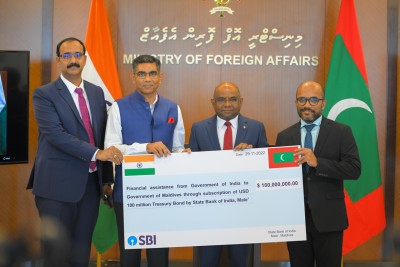 އިންޑިއާއިން ރާއްޖެއަށް އެހީގެ ގޮތުގައި 100 މިލިއަން ޑޮލަރުގެ ލޯނެއް ދީފި