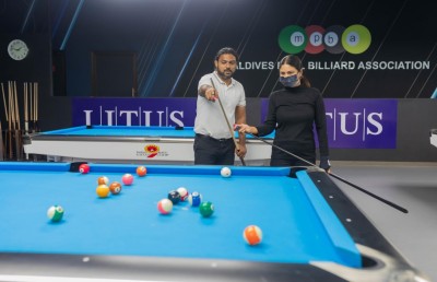 ލިޓަސް ގައުމީ ބިލިއާޑް މުބާރާތް: މިކްސް ޑަބަލްސް ޗެމްޕިއަންކަން އަލީ ފަޔާޒާއި ދީނާ އަށް