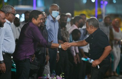 ޕީޕީއެމްގެ ސަރުކާރެއްގައި ފްލެޓްތަކުގެ ވެރިންގެ ކެކުޅުމުގެ އަޑު އަހާނަން: ޔާމީން