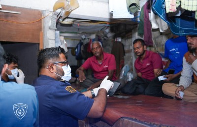 އާންމު ސިއްހަތަށް ގެއްލުންވާ ގޮތަށް އުޅޭ ތަންތަން ބަލައި ހުޅުމާލެ އިން 14 ބިދޭސީއަކު އަތުލައިގެންފި