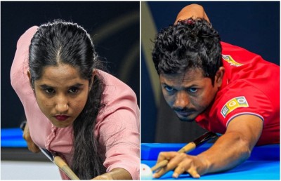 ލިޓަސް ގައުމީ ބިލިއާޑް މުބާރާތް: މިކްސް ޑަބަލްސްގެ ފައިނަލަށް ޝަރީފް އާއި ފަޒްނާ