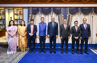 އިންޑިއާގެ ސަފީރު ރައީސް އަރިހަށް ވަދާއީ ޒިޔާރަތް ކުރައްވައިފި