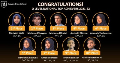 ދިވެހީގެ ނަތީޖާ ރީޗެކް ކުރުމުން އިހަވަންދޫ ސްކޫލްގެ ސައްޔާނަށް އެއްވަނަ