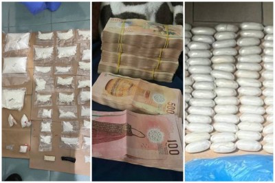 ބައި މިލިއަން ރުފިޔާ އާއި 13 ކިލޯ ޑްރަގާ އެކަކު ހަވާލުވެއްޖެ, ހަ މީހުން ވެސް ބަންދަށް