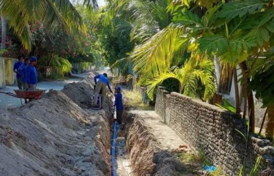 ކުޑަފަރީގެ ފެނާއި ނަރުދަމާގެ ބޮޑު ބައި ނިންމާލައިފި