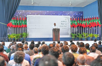 ރާއްޖޭގައި ވޭޕް މަނާކުރީ ރައްޔިތުން އެކަމަށް އެދޭތީ: ރައީސް