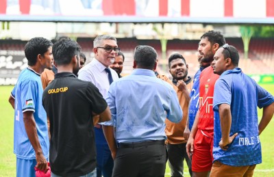 މާލެ ޓީމުގެ ދެ ކުޅުންތެރިޔަކު ރަށްވެހިކަން ބަދަލުކުރި މައްސަލަ ފެންމަތިވެ، މެޗު ފަސްކޮށްފި