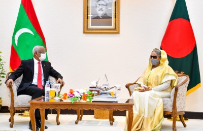 ޝޭހު ހަސީނާގެ ދަތުރުގައި މުހިއްމު އެއްބަސްވުންތަކެއްގައި ސޮއިކުރަނީ