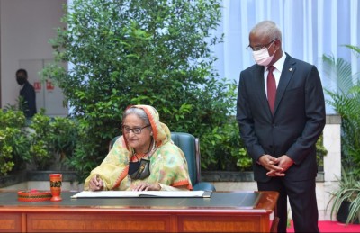 ބަންގްލަދޭޝ އިން ދެނީ ފާހަގަކޮށްލެވޭ އެހީތަކެއް: ރައީސް