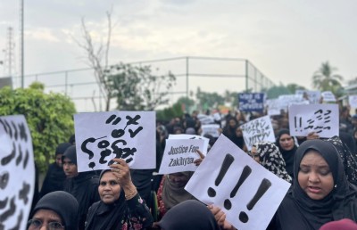 ޒަކިއްޔާގެ މަރާ ގުޅިގެން ހޮޅުދޫގައި މާރާމާރީއެއް: ޒަކިއްޔާގެ ދަރިފުޅު ހައްޔަރުކޮށްފި