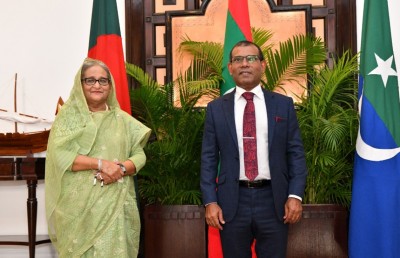 ބަަންގްލަދޭޝްގެ ތަރައްގީގެ ދަތުރުގައި ދިވެހިން ބައިވެރިވެދީ: ހަސީނާ
