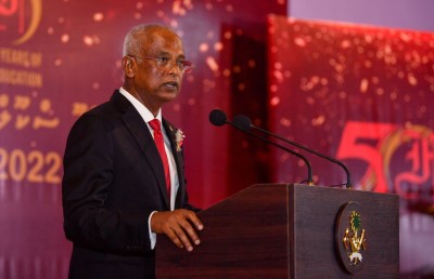 ސަރުކާރުން އެންމެ ބޮޑު އިސްކަމެއް ދިނީ ތައުލީމީ ޖީލެއް ބިނާކުރަން: ރައީސް