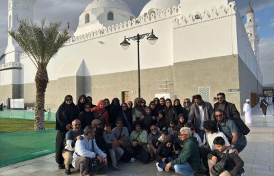 ޗުއްޓީއަށާ އެކު، އެއް އާއިލާގެ 40 މީހުން އުމްރާ އަށް!