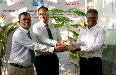 އެމްއައި ކޮލެޖުން މާލެ ސިޓީ ކައުންސިލަށް 300 ގަސް ހަދިޔާކޮށްފި