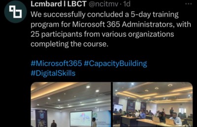 އެންސީއައިޓީގެ އެކްސް އެކައުންޓް ހެކްކޮށްފި