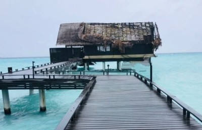 ރީތި ރަށް ރިސޯޓުގެ ވޯޓާ ވިލާއެއްގައި އަލިފާނުގެ ހާދިސާއެއް ހިނގައިފި