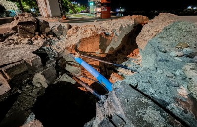 ފެން ހިންދުން ފަސޭހަ ކުރުމަށްޓަކައި ރަސްފަންނާ ދިމާލުން ކޯރެއް ކަނޑާލަން ޖެހުނު!