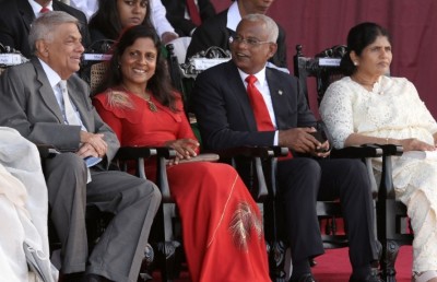 ސްރީލަންކާގެ މިނިވަންދުވަހުގެ މުނާސަބަތުގައި، ރައީސް ތަހުނިޔާ ފޮނުއްވައިފި