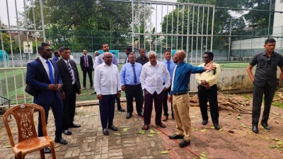 ލަންކާ ދަތުރުފުޅުގެ ތެރެއިން، ހާރިޖީ ވަޒީރު ޝާހިދު އެމްއީސީސީއަށް ޒިޔާރަތްކުރައްވައިފި