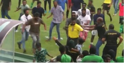 ކަލާފާނާއި ގުރައިދޫ ކުޅުނު ސެމީ ފައިނަލް މެޗަށްފަހު ރެފްރީއަށް ހަމަލާދީފި