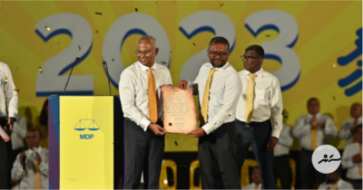 އެމްޑީޕީގެ ރިޔާސީ ޓިކެޓު ރައީސް ޞާލިޙަށް އަރުވައިފި