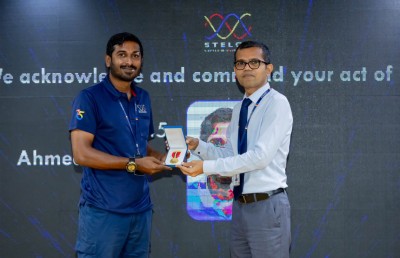 ޓްރާންސްފޯމަރު ވަގު ހުއްޓުވަން އުޅުނު ސްޓެލްކޯގެ މުވައްޒަފަށް "މެޑަލް އޮފް ބްރޭވަރީ" ދީފި