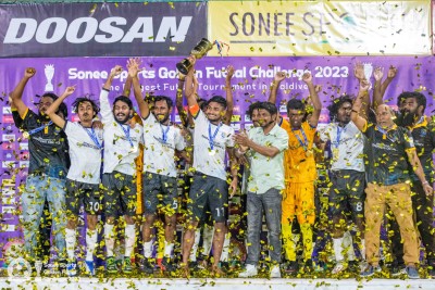 އެންމެ ފަހުގެ މުބާރާތުގެ ފައިނަލްގައި ކުޅުނު ގާފަރު ބަލިކޮށް އަތޮޅު ޗެމްޕިއަންކަން ދިއްފުއްޓަށް