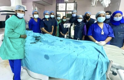 ރާއްޖޭގައި ފުރަތަމަ ފަހަރަށް ކުޑަކުއްޖެއްގެ ހިތުގެ ލޭ ހޮޅިއަކަށް ކެތީޓާއެއް ލައްވައިފި