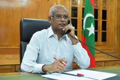 ރައީސް ޞާލިހް، ޗައިނާގެ ރައީސަށް މަރުހަބާ ވިދާޅުވެއްޖެ
