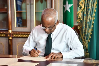 ދައުލަތުގެ މާލިއްޔަތު ގާނޫނަށް އިސްލާހު ގެނައުމުގެ ބިލް ރައީސް ތަސްދީގުކުރައްވައިފި