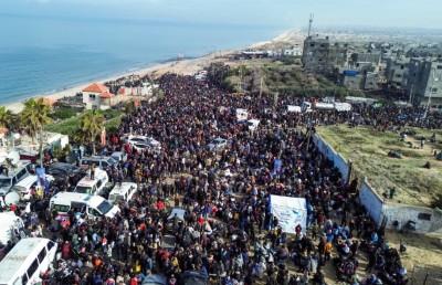 ޣައްޒާގެ އުތުރަށް ދާން އުޅުނު އެތައް ލައްކަ ބަޔަކަށް އިޒްރޭލުން ހުރަސްއަޅައިފި