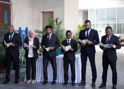ހައިކޯޓާއި ސުޕީރިއާ ކޯޓުތަކާއި ރަށު ކޯޓުތަކަށް އައްޔަނުކުރި ފަނޑިޔާރުން ހުވާކުރައްވައިފި