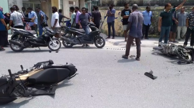ކުޅުދުއްފުށީގައި ނުރައްކާތެރި އެކްސިޑެންޓެއް ހިނގައި ހަތަރު މީހަކަށް އަނިިޔާވެއްޖެ