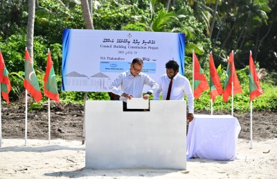 ތަކަންދޫގައި ފުލުހުންގެ އާ އިމާރާތް ރައީސް ހުޅުއްވައިދެއްވައިފި