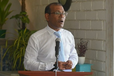 ''ޓްރާންސްސެކްޝަނަލް'' އުސޫލުން ވޯޓު ހޯދަން އުޅުމަކީ ވޯޓު ގަންނަން އުޅުން: ނަޝީދު