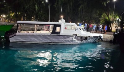 ދެ ލޯންޗު ޖެހި ކަނޑުމަތީގެ ނުރައްކާތެރި އެކްސިޑެންޓެއް ހިނގައިފި