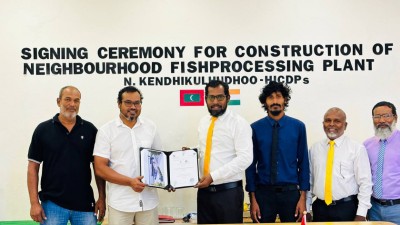 ކެނދިކުޅުދޫ ގޭދޮށު މަސްފެކްޓްރީ ހުވަފެނުގައި ކުލަޖެހެނީ، މަސައްކަތް ހަވާލުކޮށްފި
