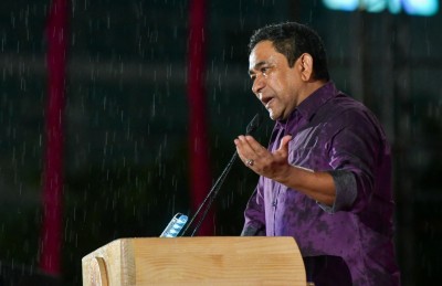 "އިންޑިއާ އައުޓް" ގާނޫނަކުން ނުހުއްޓުވޭނެ، ވެރިކަމުގައި ވެސް ނުތިބެވޭނެ: ޔާމީން