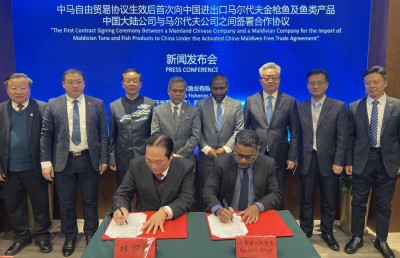 އެފްޓީއޭގެ ދަށުން އެންސިސްގެ މަހުގެ އުފެއްދުންތައް ޗައިނާގެ ބާޒާރަށް