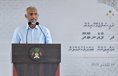 މާއެނބޫދޫން 30 ހެކްޓަރުގެ ބިން ހިއްކުމުގެ މަސައްކަތް ވަރަށް އަވަހަށް ފެށޭނެ: ރައީސް