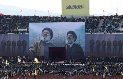 އެތައް ހާސް ބަޔަކު އެއްވެ ނަސްރުﷲގެ ޖަނާޒާ ބާއްވައިފި