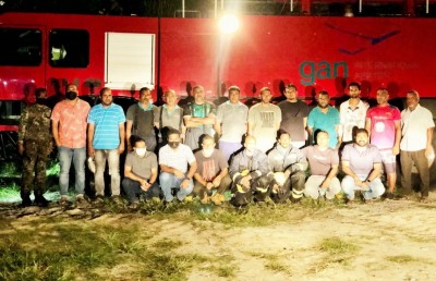 ހިތަދޫ މާކިޅީގައި ރޯވި އަލިފާންގަނޑު ނިއްވާލެވުނީ 12 ގަޑިއިރު ފަހުން