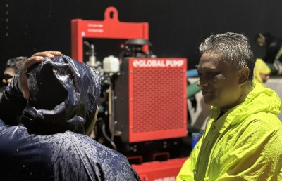 ކައުންސިލުން ގެނައި ދެ ޕަމްޕު ބޭނުންކުރަނީ، މިނެޓަކު 11،000 ލީޓަރުގެ ފެން ހިންދޭނެ