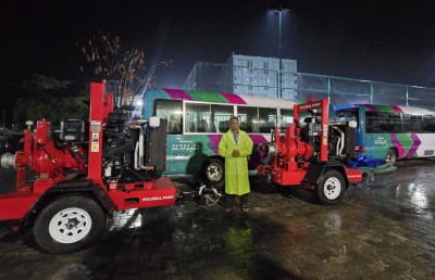 ކައުންސިލުން ގެނައި ދެ ޕަމްޕު ބޭނުންކުރަނީ، މިނެޓަކު 11،000 ލީޓަރުގެ ފެން ހިންދޭނެ